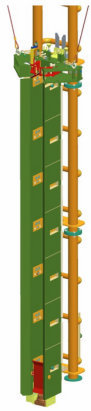 Fuel channel measurement system fixture