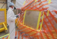 Example of decontamination application