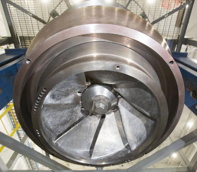 Westinghouse Model 100 Impeller view