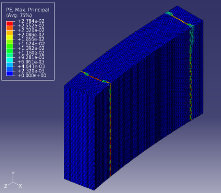 Stress and Concrete Shrinkage Evaluation of a Complex Composite Structure