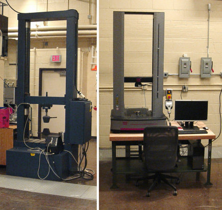 Mechanical test frames ranging from 6,750 to 100,000 lb load capacity